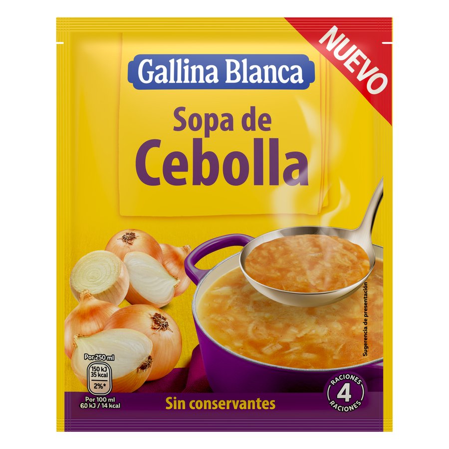 Sopa de cebolla GALLINA BLANCA 48 g