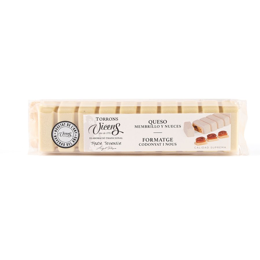 Turrón queso membrillo y nueces VICENS 300 g