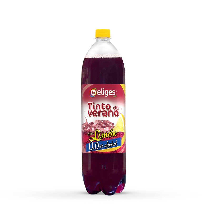 Tinto de verano IFA ELIGES sabor limón 0% 1,5 l