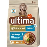 Alimento perro junior ULTIMA medium/maxi pollo 3 kg
