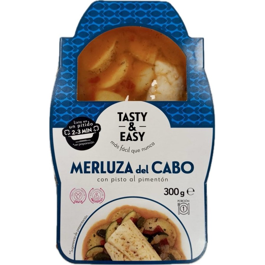 Merluza del Cabo con pisto al pimentón TASTY&EASY 300 g
