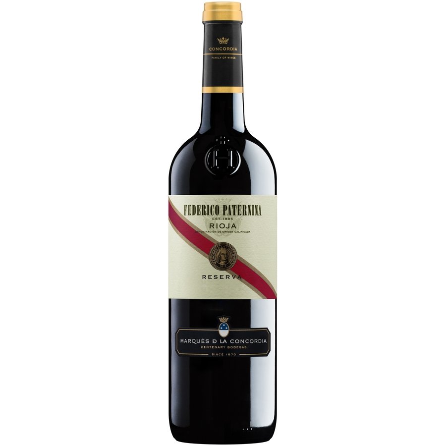 Vino tinto D.O.Ca.Rioja FEDERICO PATERNINA Reserva botella 75 cl
