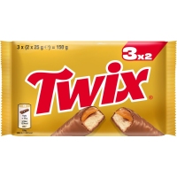 Chocolatina TWIX lote 3 x (2x25 g)