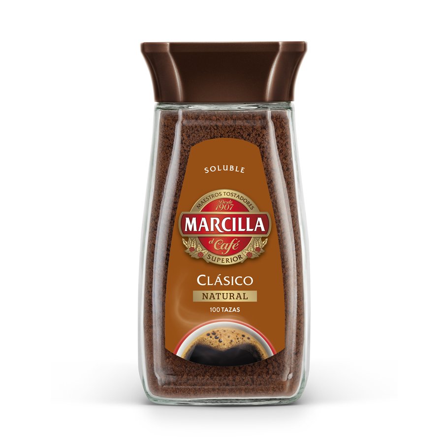 Café soluble MARCILLA natural frasco 200 g