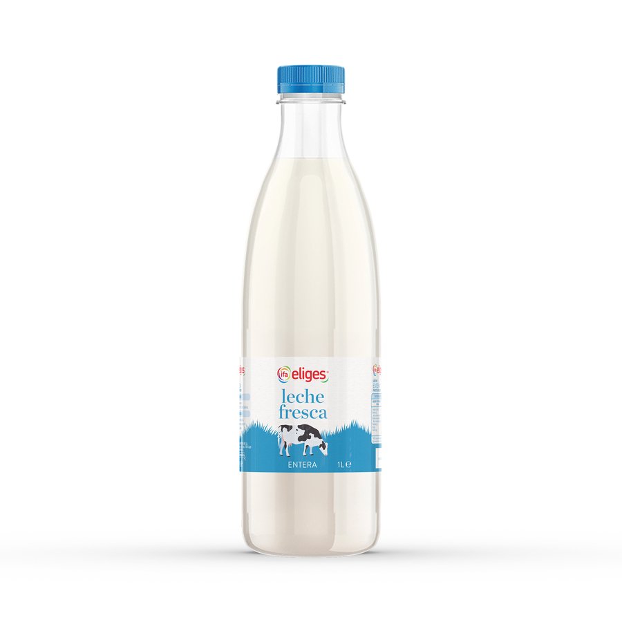 Leche fresca IFA ELIGES entera botella 1 l