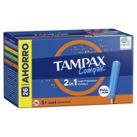 Tampones TAMPAX Compak Superplus 26 unidades
