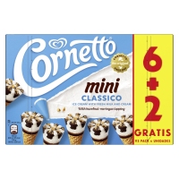 Helado cono mini FRIGO CORNETTO classico 6 unidades 216 g