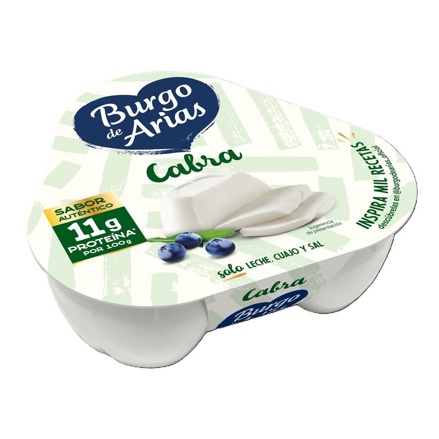 Queso fresco de cabra BURGO DE ARIAS pack 3x70 g