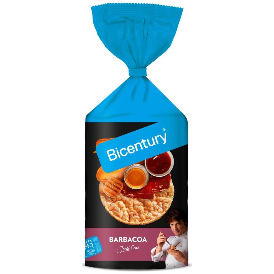 Tortitas de maíz BICENTURY barbacoa 124 g