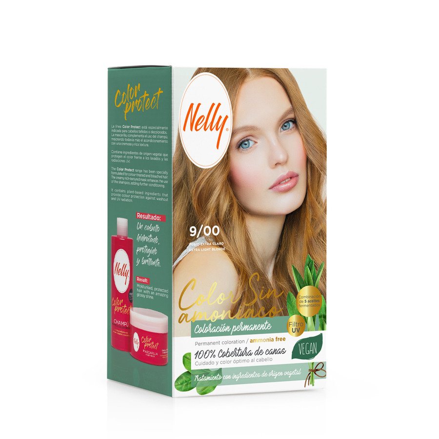 Tinte NELLY sin amoníaco rubio extra claro 9/00