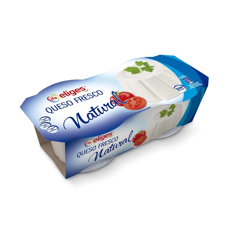 Queso fresco natural IFA ELIGES 2X250 g
