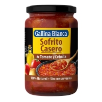 Sofrito tomate y cebolla en trozos GALLINA BLANCA  frasco 325 g