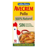 Caldo polo AVECREM 100% natural 10 pastillas 90 g