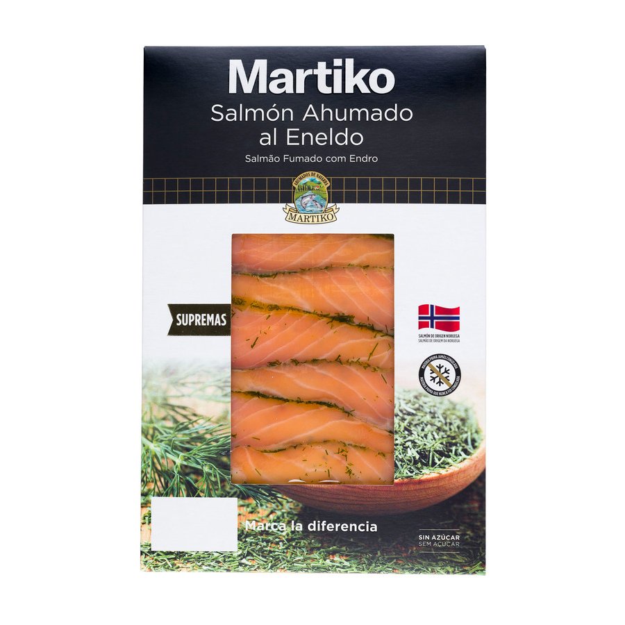 Salmón ahumado al eneldo MARTIKO 80 g