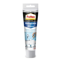 Silicona PATTEX blanca baños-cocinas 50 ml