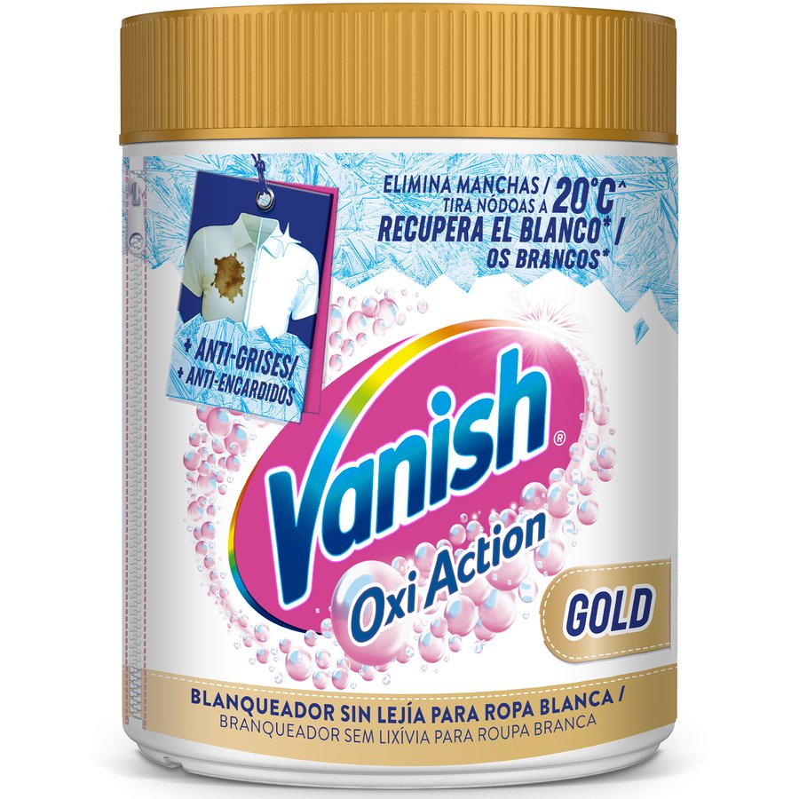 Blanqueador VANISH Oxi Action Gold ropa blanca 400 g