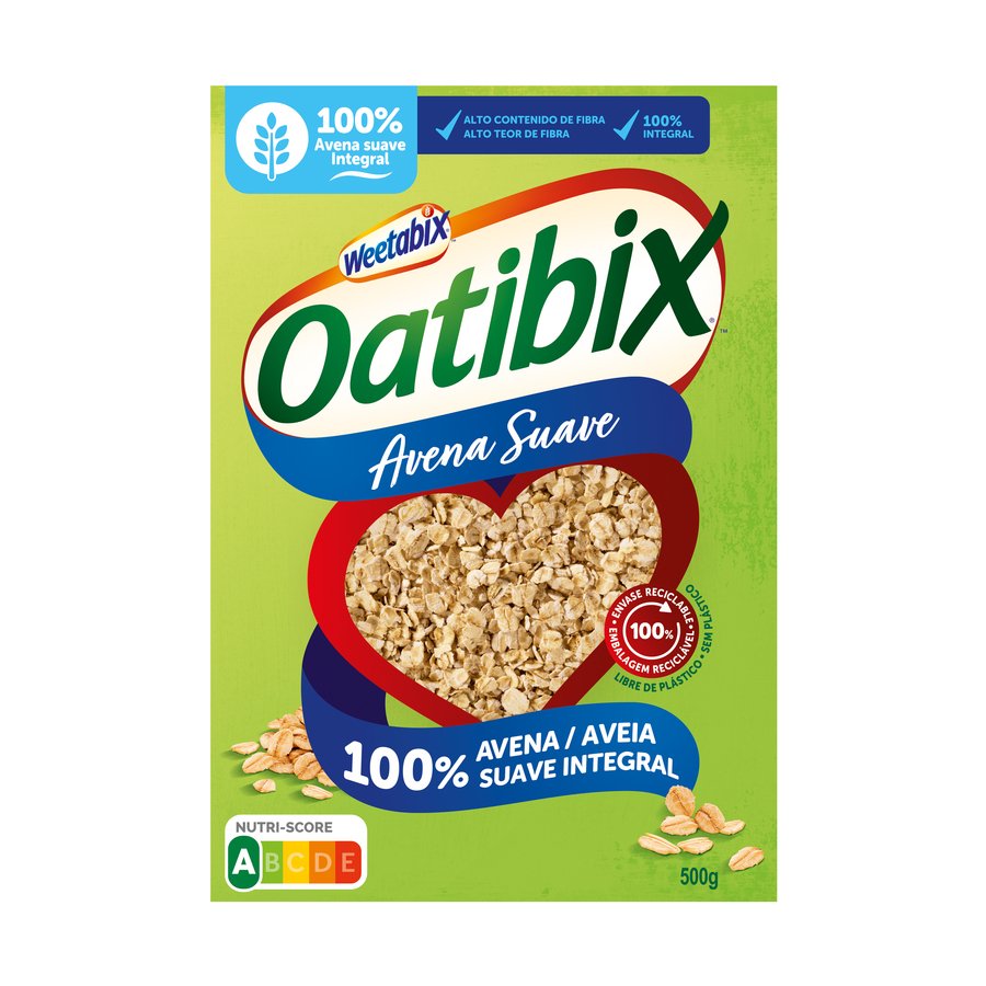 Copos avena integral suave WEETABIX Oatibix 500 g