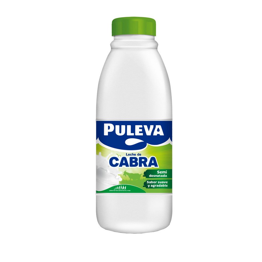 Leche de cabra semidesnatada PULEVA botella 1 l