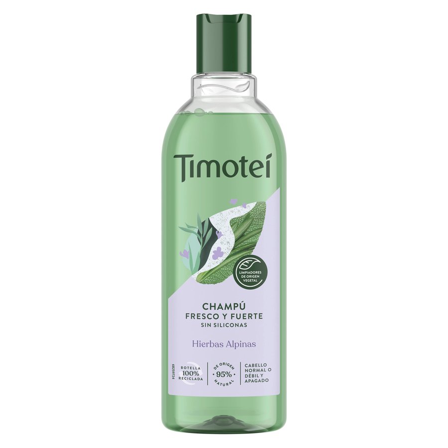 Champú TIMOTEI hierbas cabello normal 400 ml