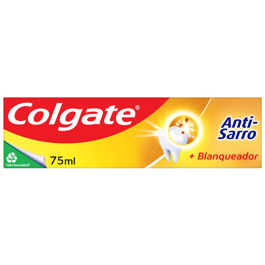 Dentífrico COLGATE anti-sarro blanqueador 75 ml