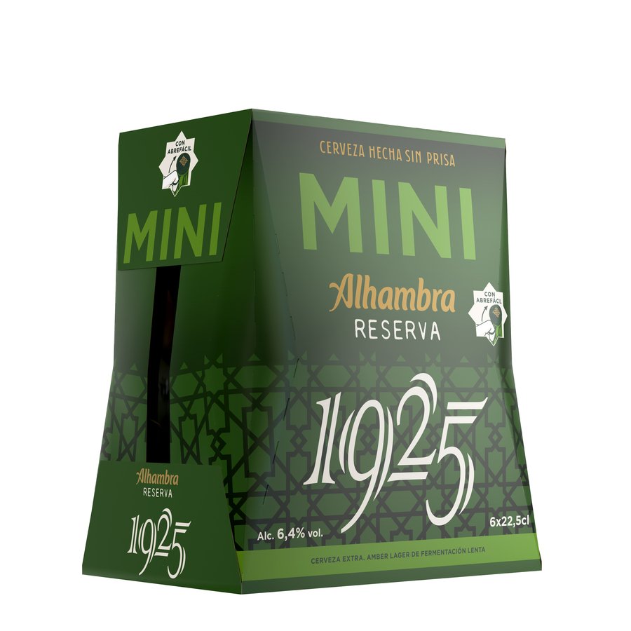 Cerveza ALHAMBRA Reserva 1925 botellín pack 6x22 cl