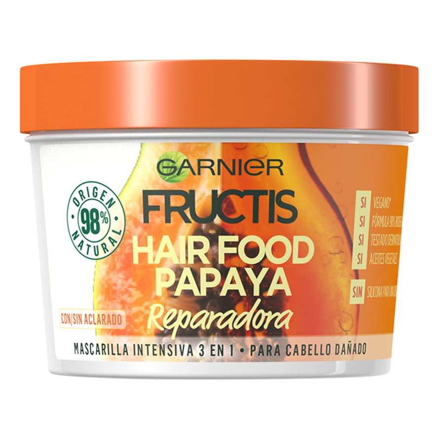 Mascarilla FRUCTIS Hair Food Papaya reparadora 400 ml