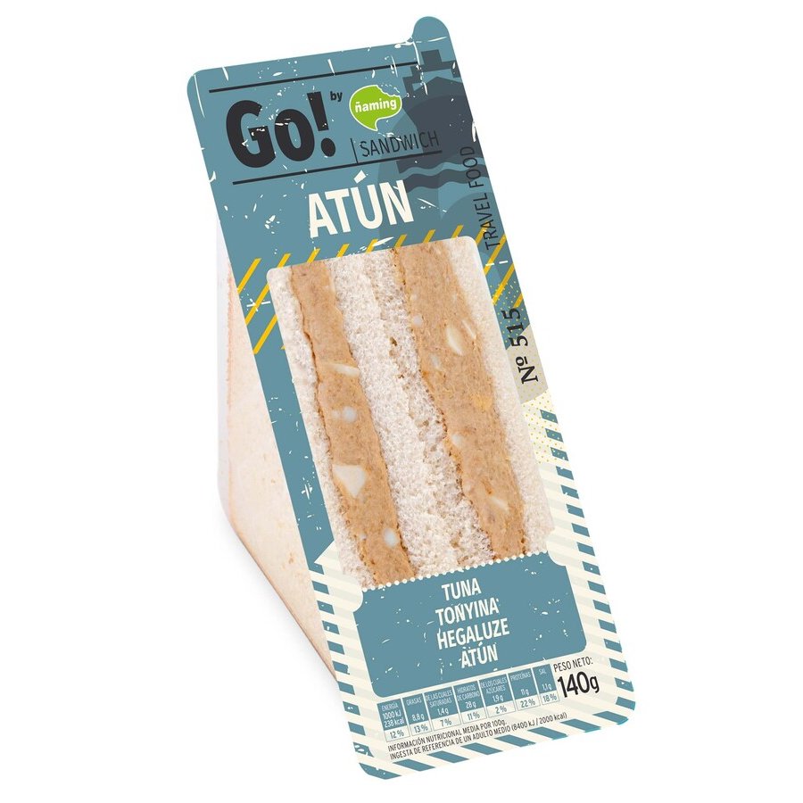 Sándwich ÑAMING Go atún 140 g