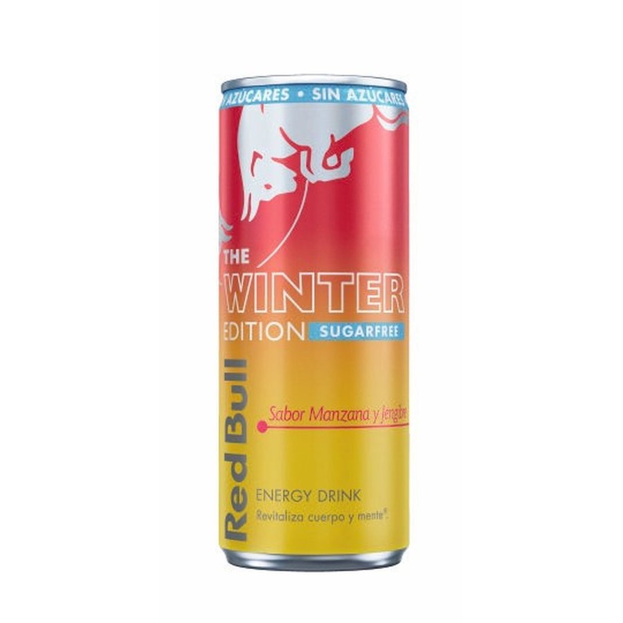 Bebida energética RED BULL manzana y jengibre lata 250 ml