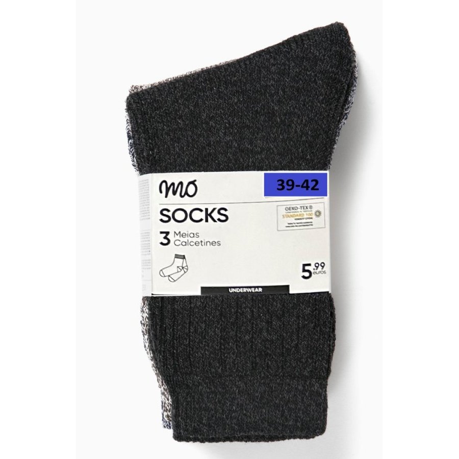 Pack 3 calcetines trecking talla 39-42