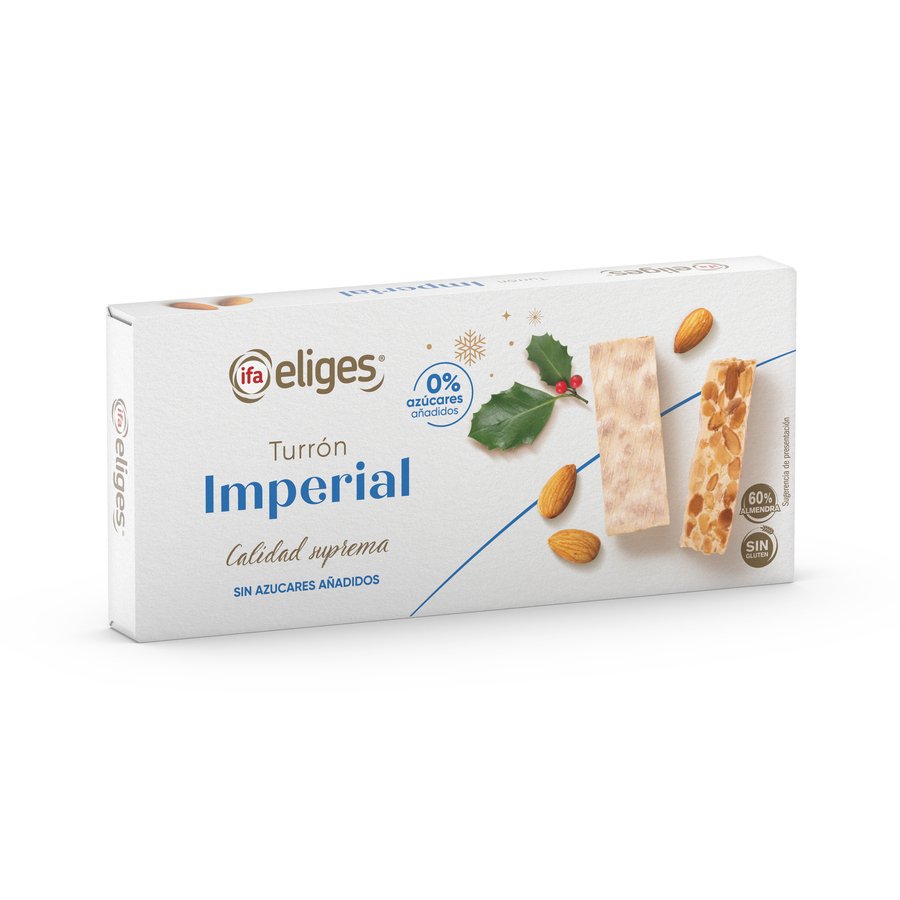 Turrón alicante sin azúcar añadido IFA ELIGES 200 g