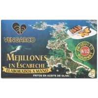 Mejillones VENGARCO en escabeche 8/12 115 g pn
