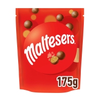 Bolitas chocolate MALTESERS rellenas de leche malteada bolsa 175 g