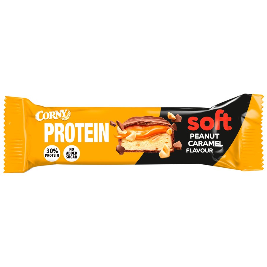 Imagen de Barrita CORNY Proteína Soft cacahuete caramelo 45 g