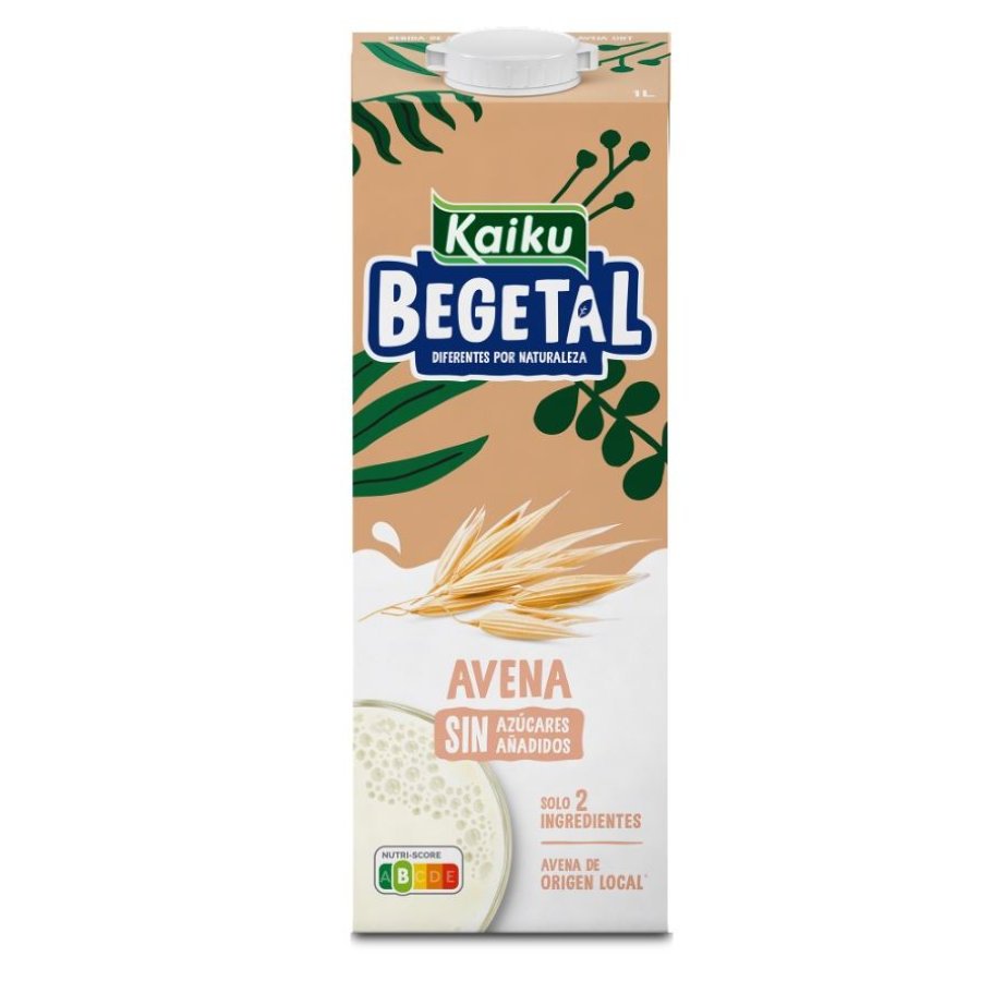 Imagen de Bebida de avena KAIKU Begetal sin azúcar brik 1 l