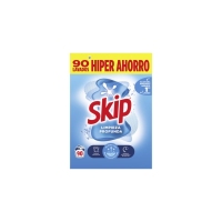 Detergente polvo SKIP 90 lavados