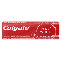 Dentífrico COLGATE Max White blanquea y protege 75 ml