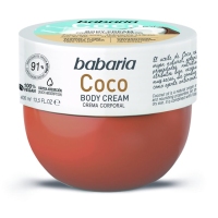 Crema corporal BABARIA coco tarro 400 ml
