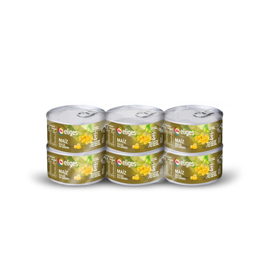 Maíz dulce en grano IFA ELIGES 6X70 g pne.