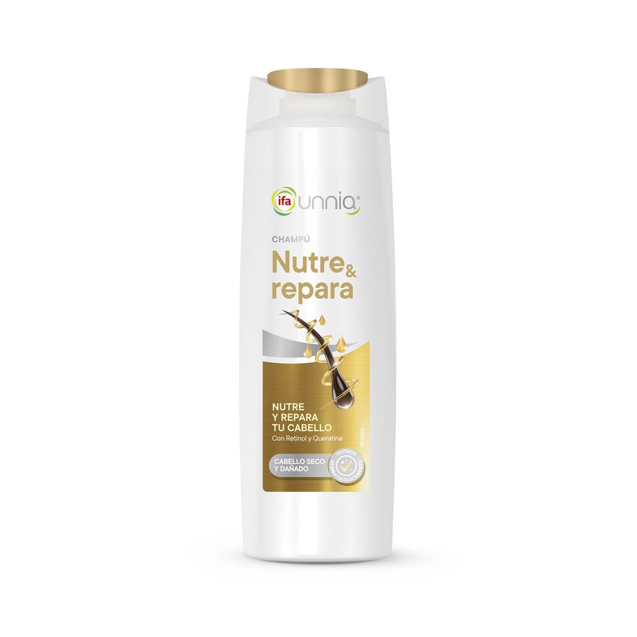 Champú nutre y repara IFA UNNIA botella 400 ml