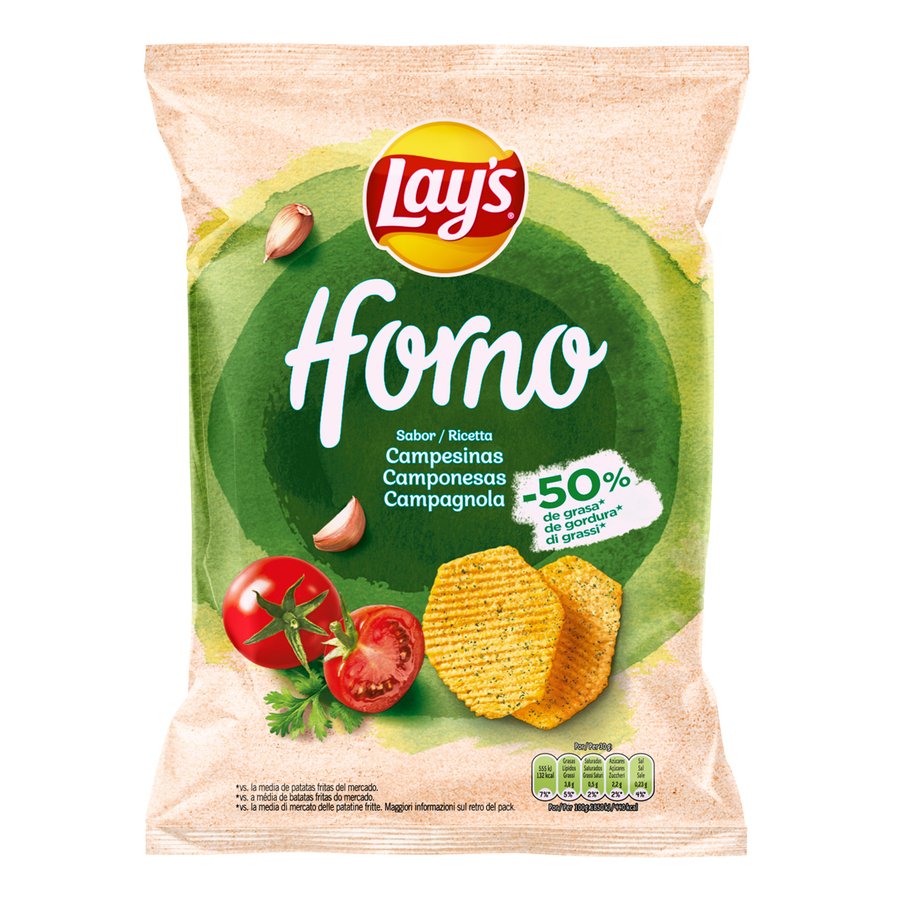 Patatas fritas LAY'S Horno Campesinas 130 g