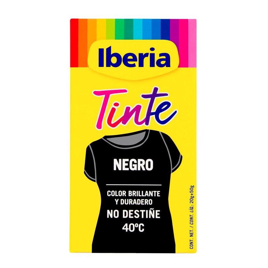 Tinte ropa IBERIA negro
