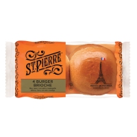 Pan burger ST.PIERRE brioche 4 unidades 250 g