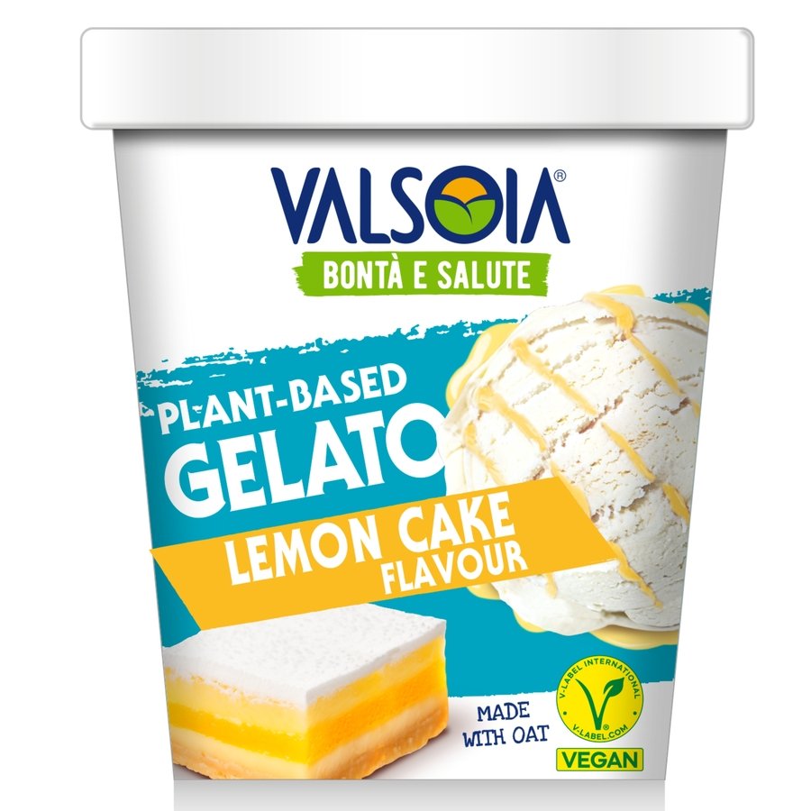 Helado avena VALSOIA Lemon Cake tarrina 300 g