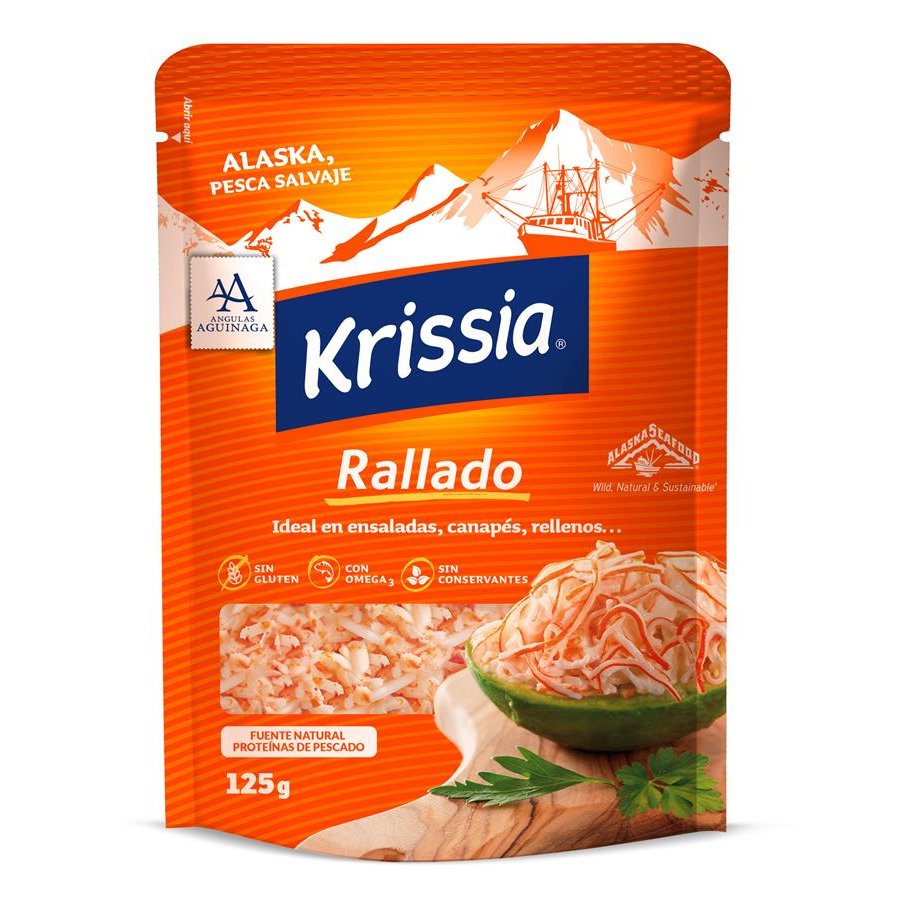 Imagen de Rallado de surimi KRISSIA bolsa 125 g