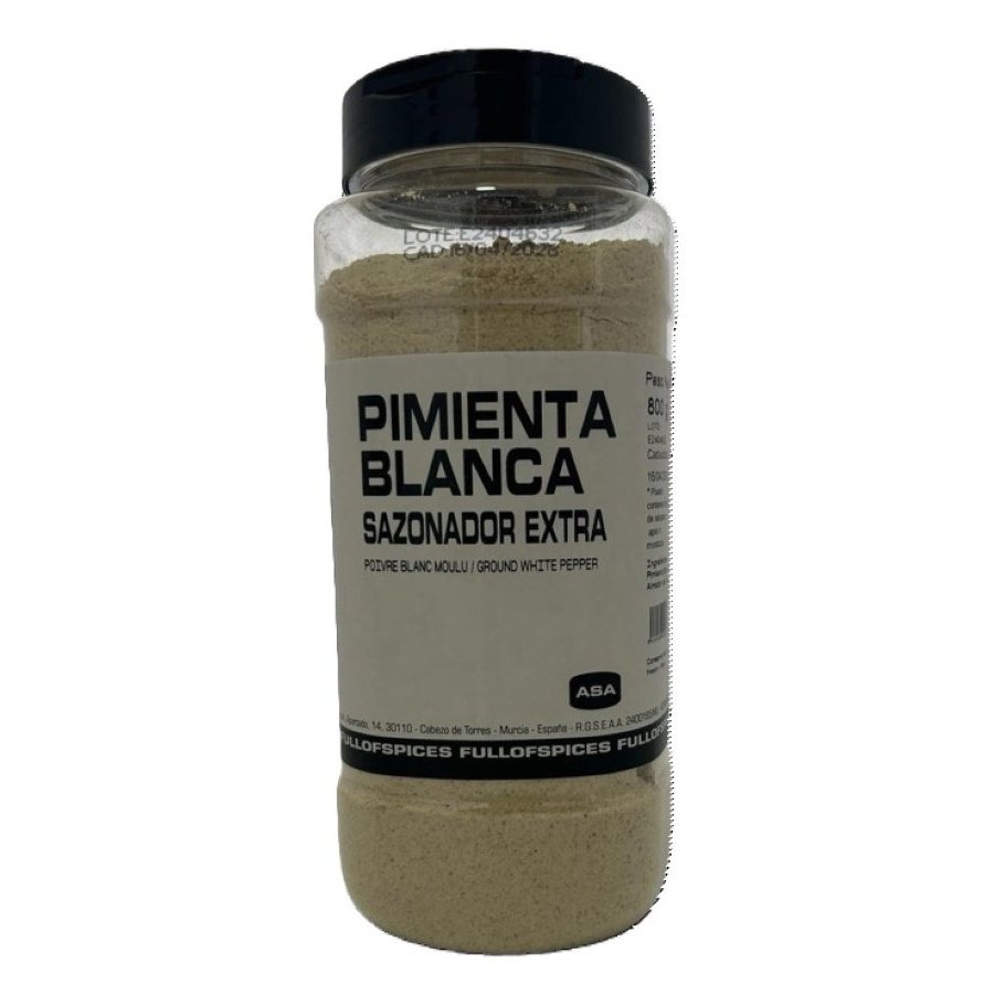 Pimienta blanca molida ASA 800 g