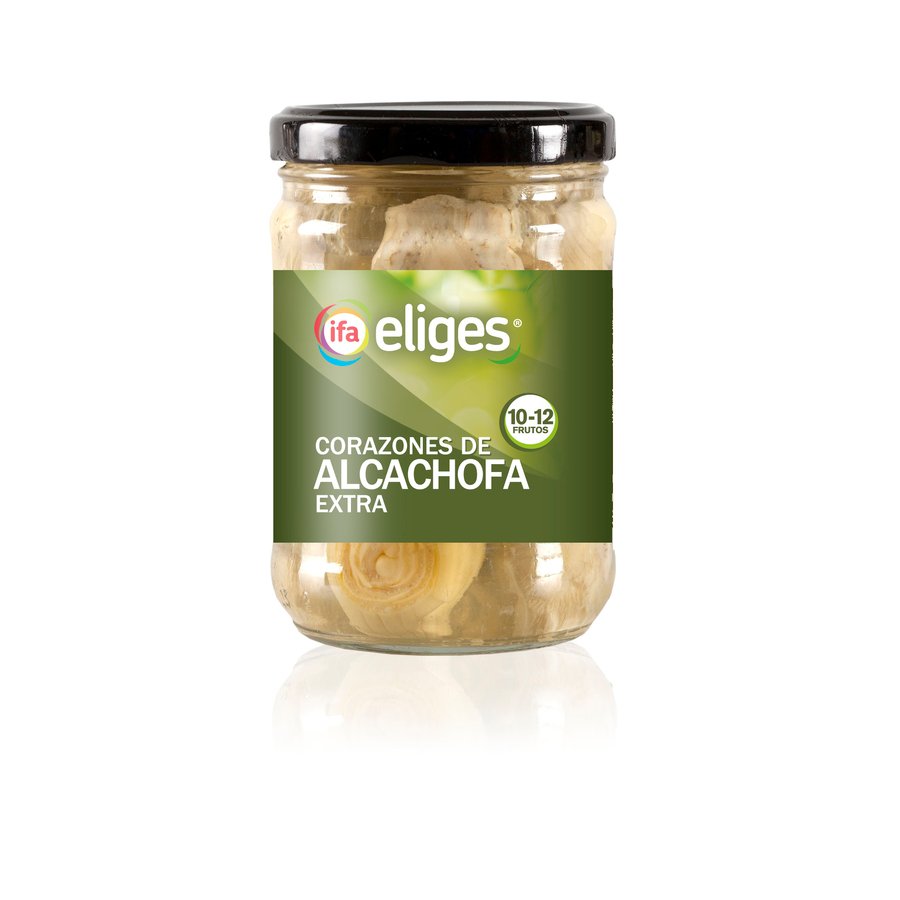 Corazones de alcachofa IFA ELIGES 10/12 frasco 240 g pne.