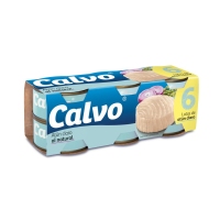 Atún claro ao natural CALVO lote 6x56 g pne.