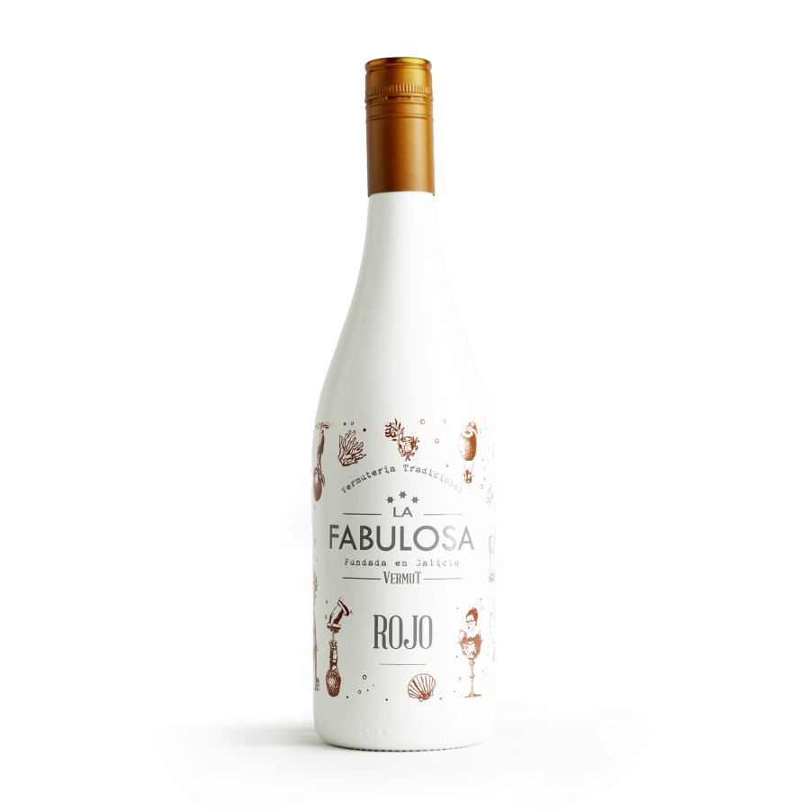 Vermouth LA FABULOSA rojo botella 75 cl