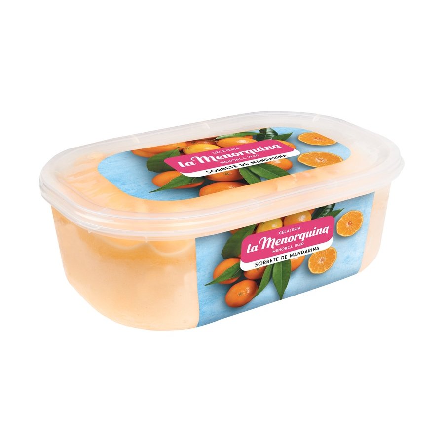 Helado sorbete de mandarina LA MENORQUINA 615 g