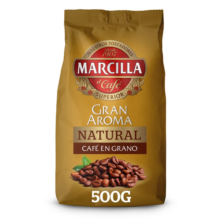Café grano natural MARCILLA Gran Aroma paquete 500 g